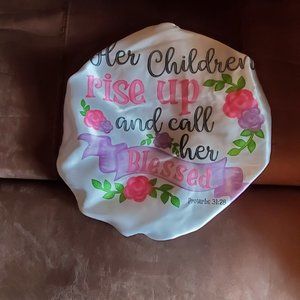 Womens Custom Double Layered Hand Pressed Satin Hair Bonnets